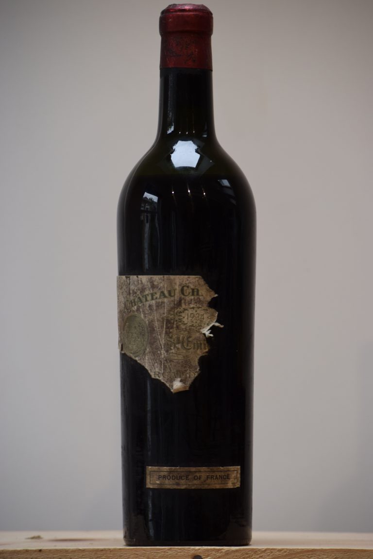 1934 Chateau Cheval Blanc Saint-Emilion Premier Grand Cru Classe A - Nemo Wine Cellars