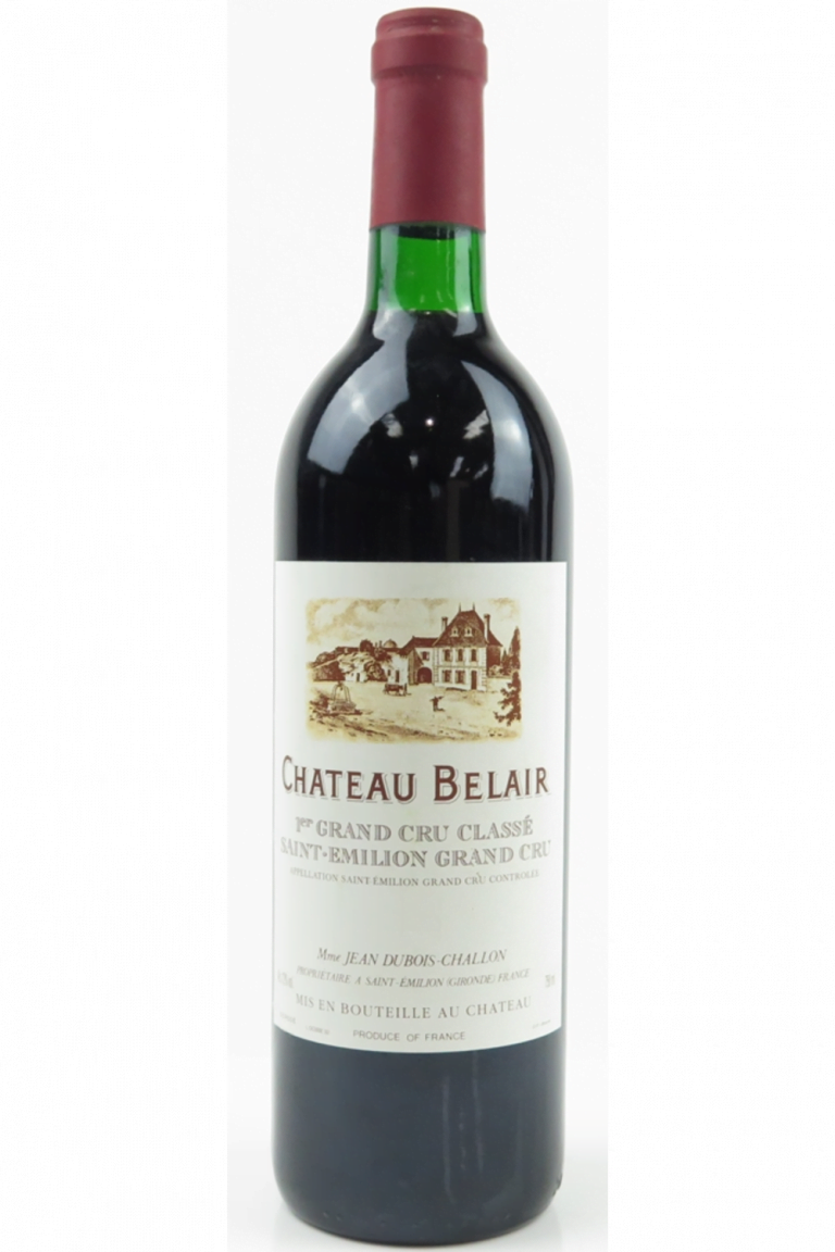 Buy 2000 Chateau Belair SaintEmilion Grand Cru Nemo Wine