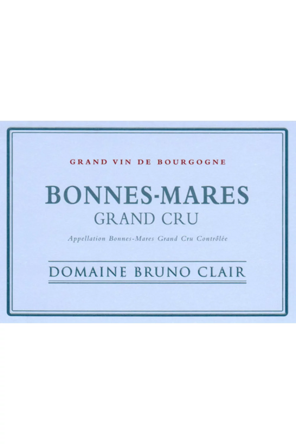 Domaine Bruno Clair Bonnes Mares Grand Cru