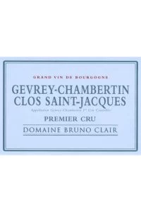 Domaine Bruno Clair Gevrey Chambertin Clos Saint Jacques Premier Cru