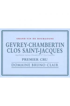 Domaine Bruno Clair Gevrey Chambertin Clos Saint Jacques Premier Cru