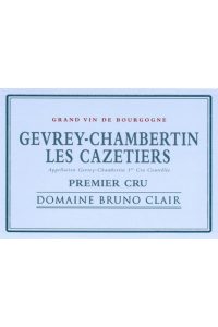 Domaine Bruno Clair Gevrey Chambertin Les Cazetiers Premier Cru