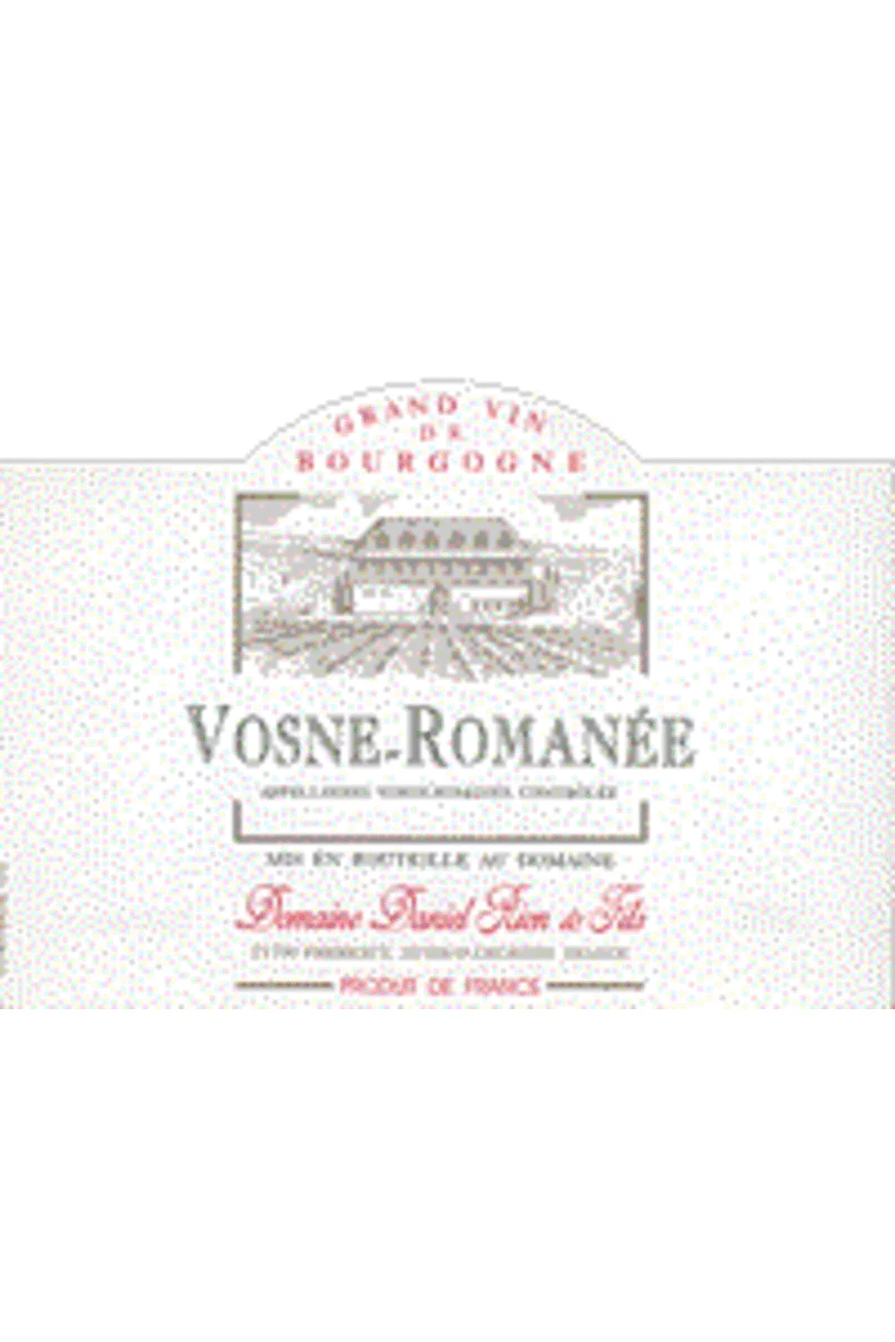Domaine Daniel Rion et Fils Vosne-Romanee