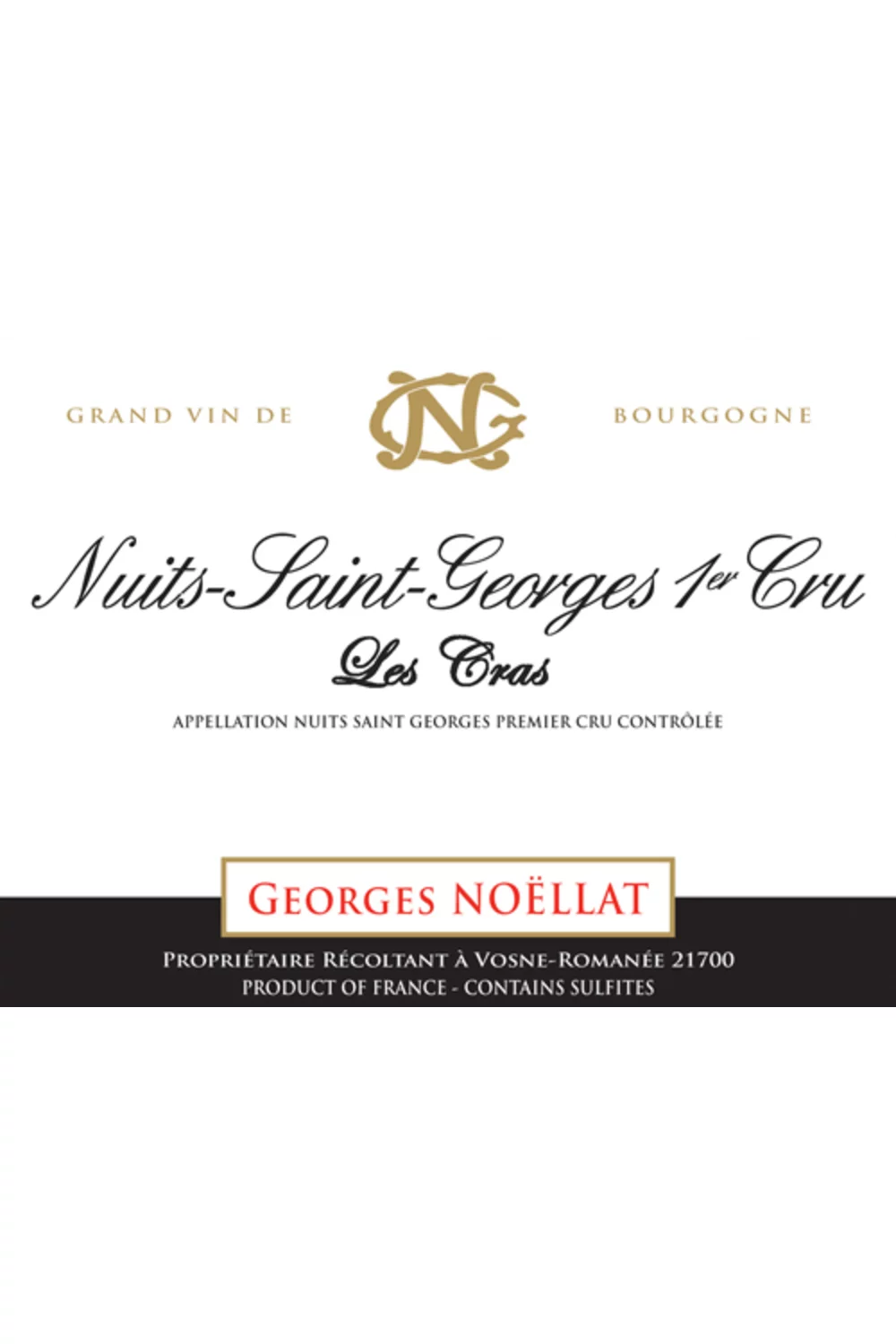 Domaine Georges Noellat Nuits-Saint-Georges Aux Cras Premier Cru