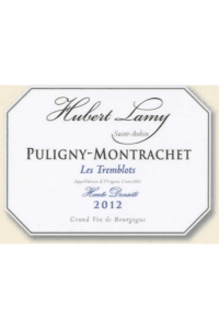 Domaine Hubert Lamy Puligny-Montrachet Les Tremblots Premier Cru
