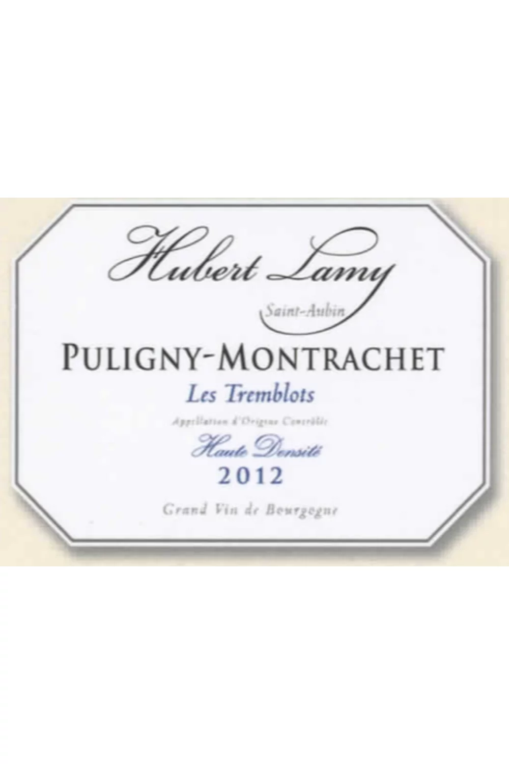 Domaine Hubert Lamy Puligny-Montrachet Les Tremblots Premier Cru