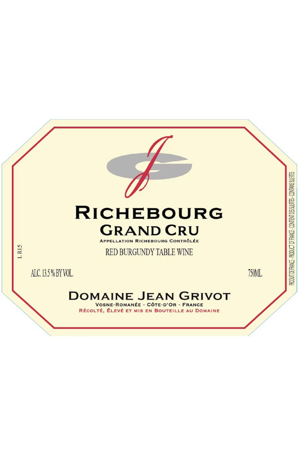 Domaine Jean Grivot Richebourg Grand Cru