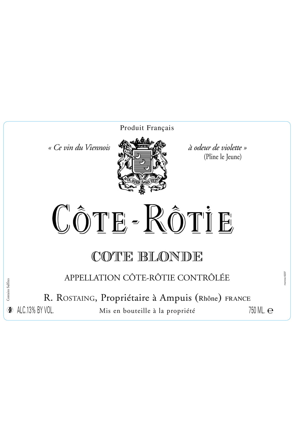 Domaine Rene Rostaing Cote Blonde Cote Rotie