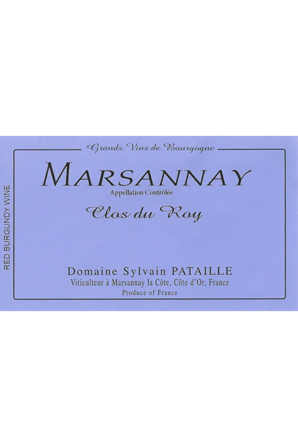 Domaine Sylvain Pataille Marsannay Clos du Roy