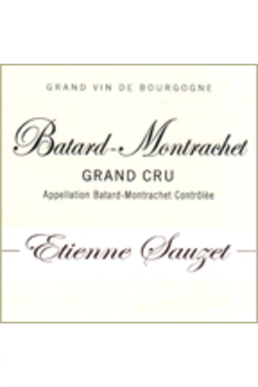 Etienne Sauzet Bâtard-Montrachet Grand Cru