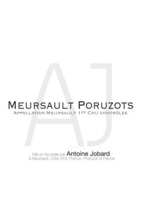 Francois et Antoine Jobard Meursault Poruzots Premier Cru