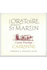 Oratoire St Martin Cairanne Cuvee Prestige