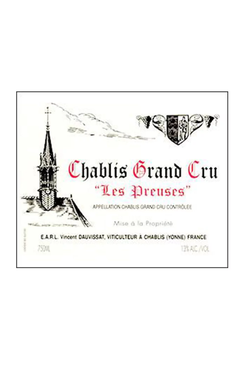 René et Vincent Dauvissat-Camus Preuses Chablis Grand Cru