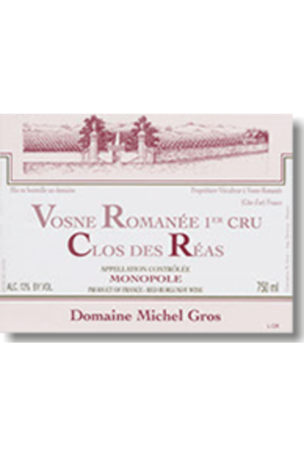 Domaine Michel Gros Vosne-Romanee Clos des Reas Premier Cru