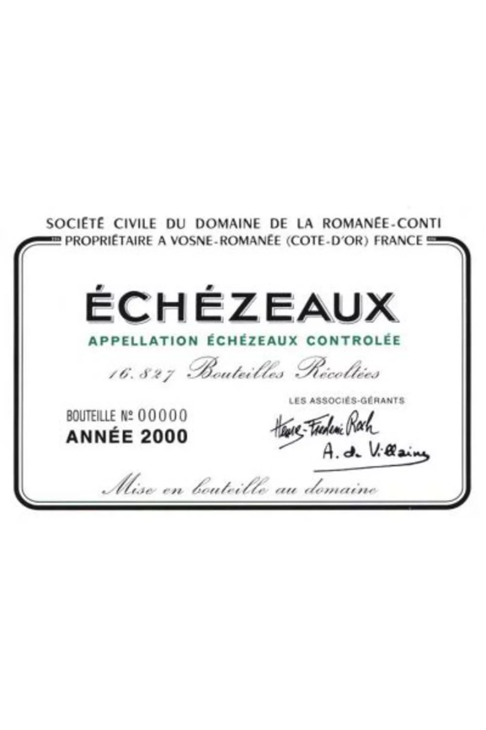 Domaine de la Romanee-Conti Echezeaux Grand Cru