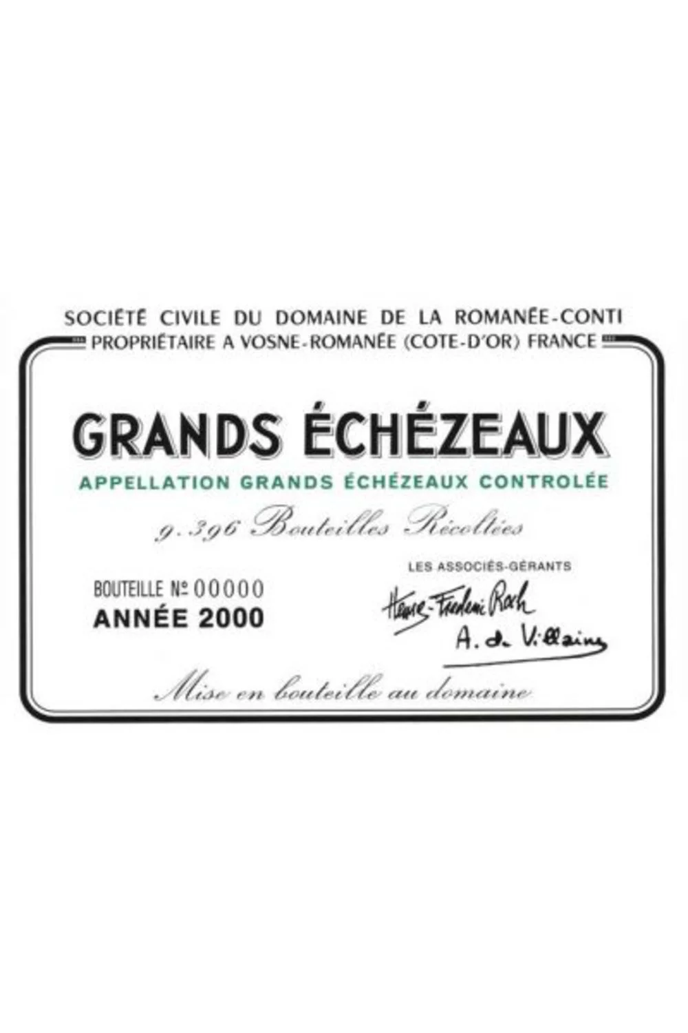 Domaine de la Romanee-Conti Grands Echezeaux Grand Cru