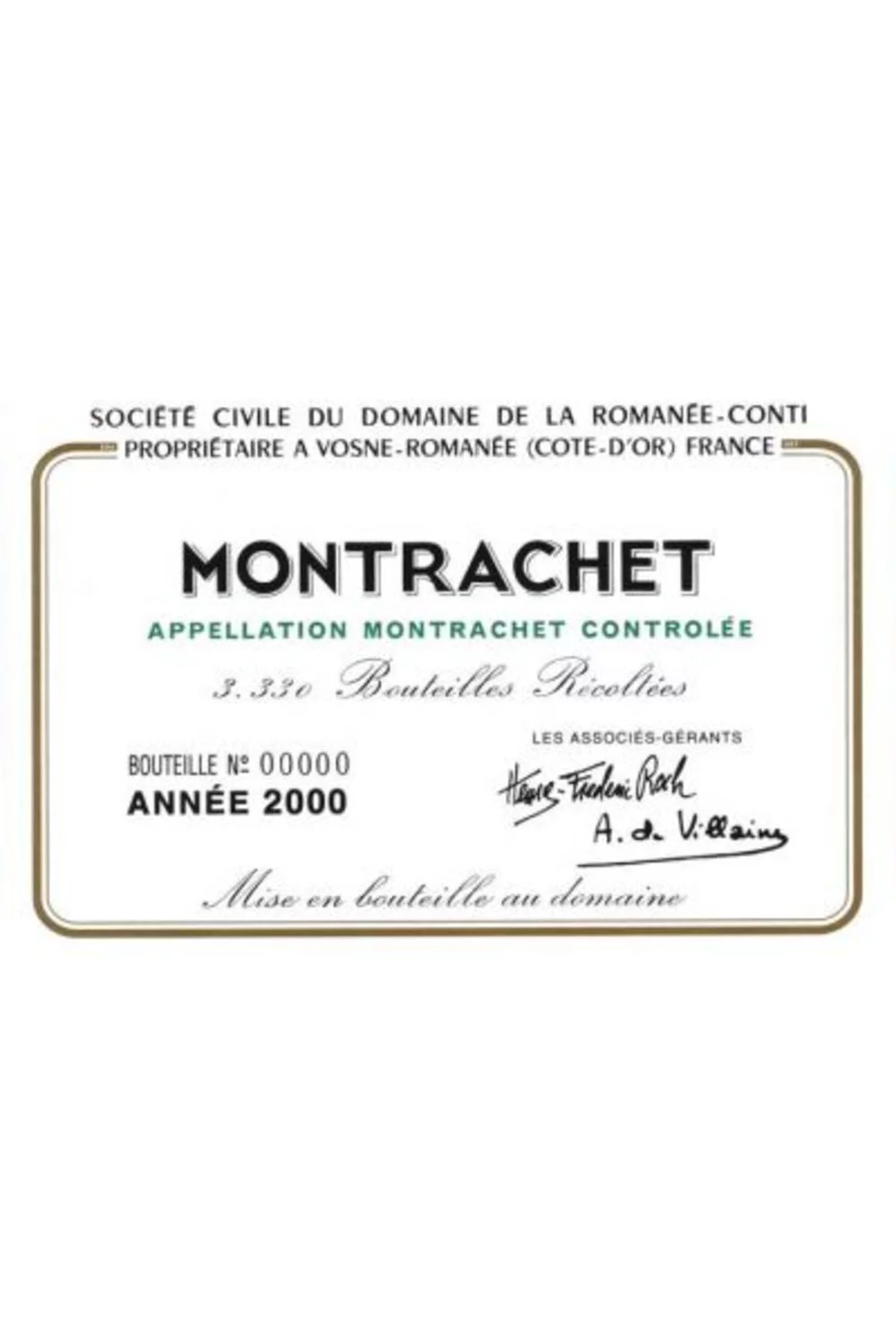 Domaine de la Romanee-Conti Le Montrachet Grand Cru